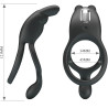 Pretty Love - Seth Double Anneau Vibrant Lapin 7 Vibrations Noir